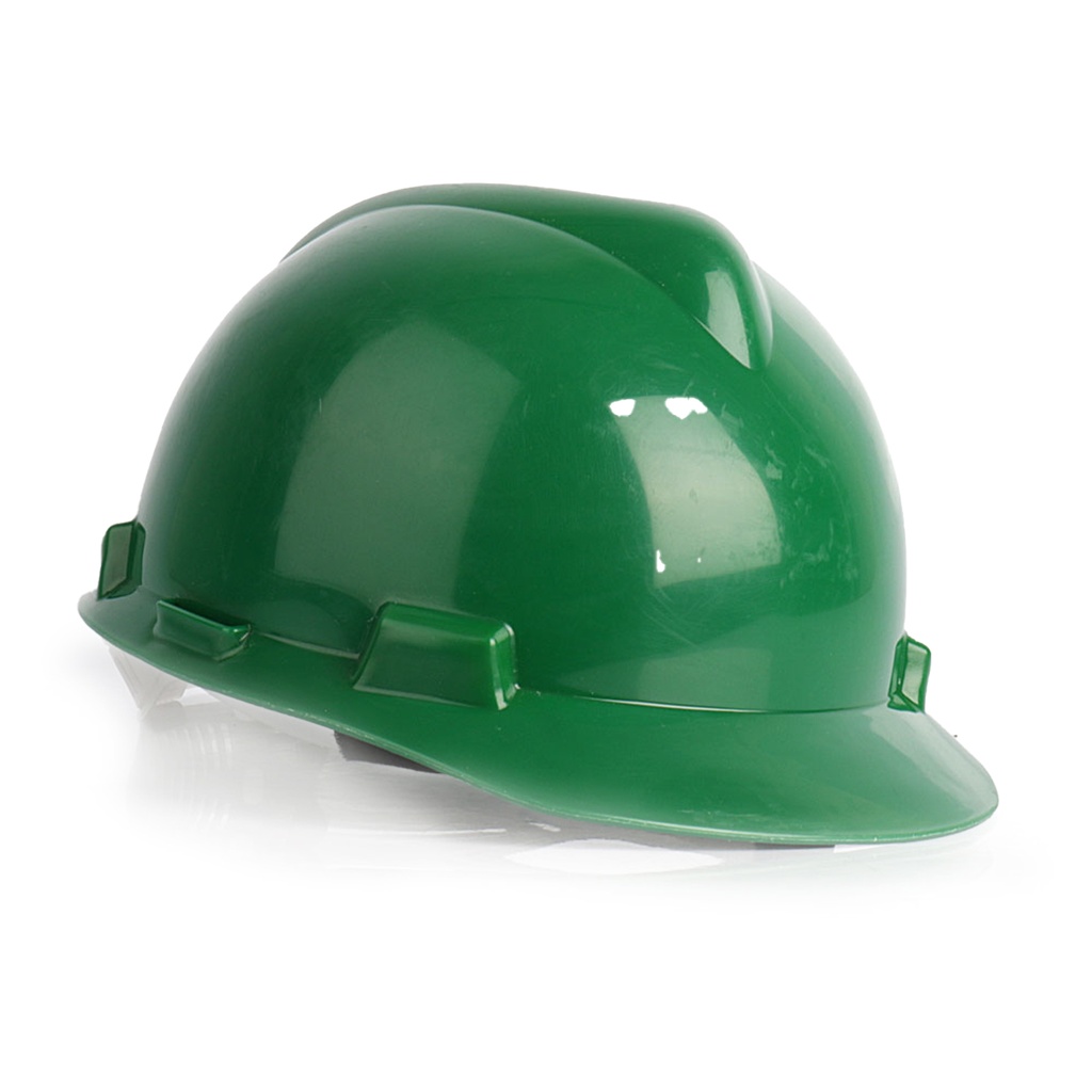 Msa Green V.Guard Hard Hat+Snugfit Liner