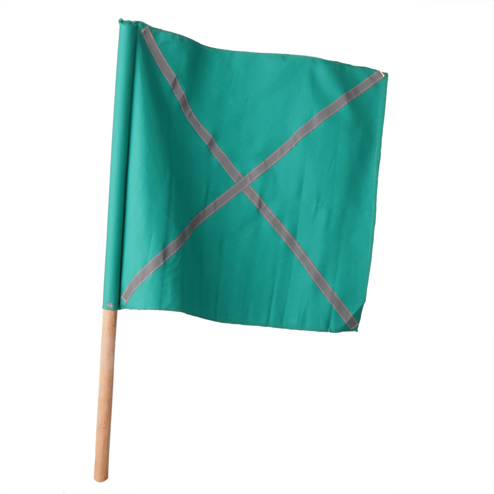 Flag Green Wooden