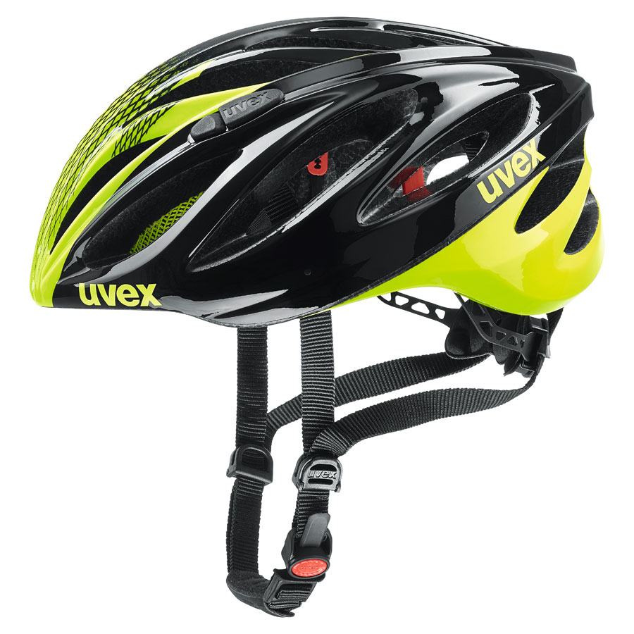 uvex Grey-Neon Yellow Boss Race Cycling Helmet