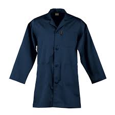 Barrons Navy Polycotton Dustcoat