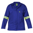 [WSDTT02J-M] Titan Premium Royal Blue Workwear Jacket (with Reflective) (M)