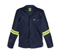 Titan Premium Navy Blue Workwear Jacket (with Reflective)