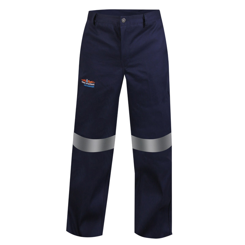 Endurance Navy Blue D59 Flame/Acid Conti Pants (with Reflective)