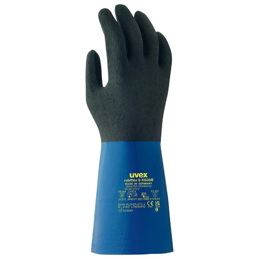 uvex rubliflex s xg35b chemical protection glove
