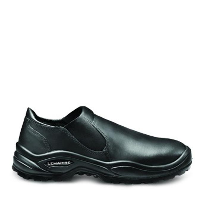 Lemaitre The Safety Shoe Lemaitre Eros Mens Black Slip On Shoe