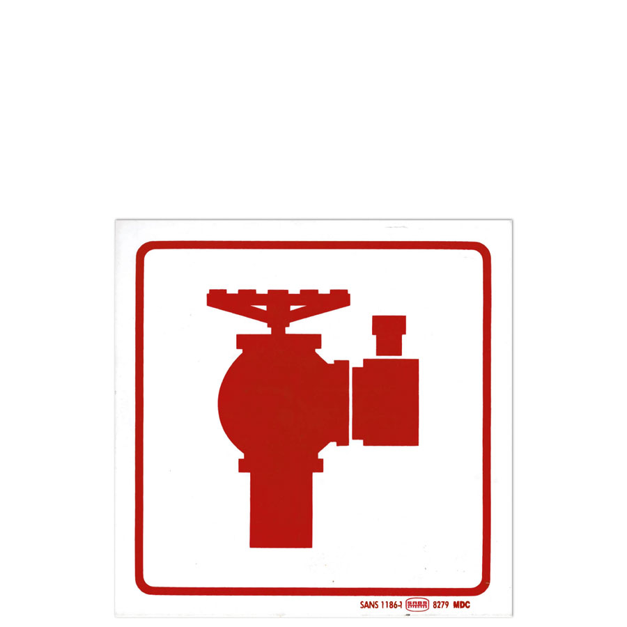 Sign Fire Hydrant 190X190 | FTS Safety