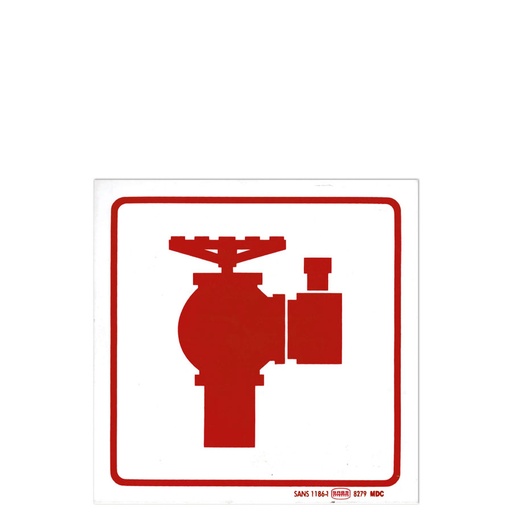 [TGA190FB4] Sign Fire Hydrant 190X190