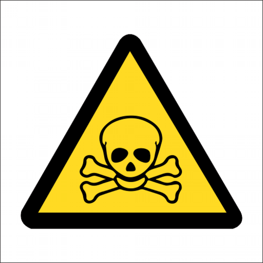 [TGA290WW5] Sign Warn Poison Haz 290X290