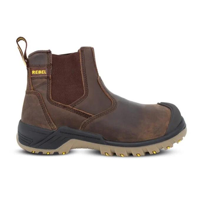 Rebel Crazy Horse Brown Boot | FTS Safety