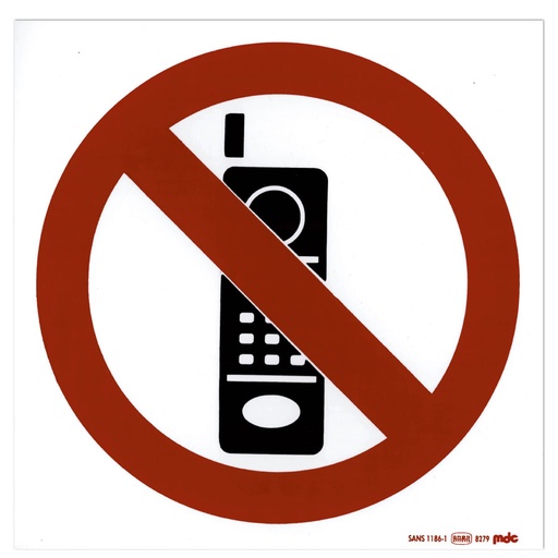 [TGA190PV27] Sign Cellphone Prohibit 190x190