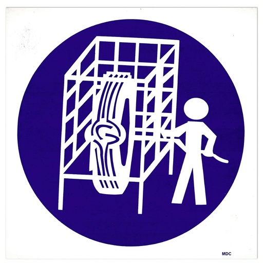 [TGA290MV16] Sign Use Safety Cage 290x290 