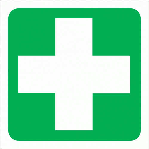 [TGA190GA1] Sign First Aid 190X190