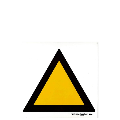 [TGA190WW1] Sign General Hazard 190X190