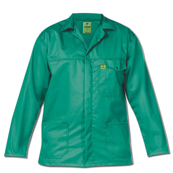 Titan Premium Emerald Green Workwear Jacket | FTS Safety