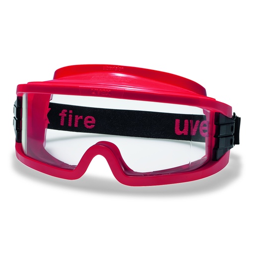 [9301633] uvex ultravision red gas tight fire goggles