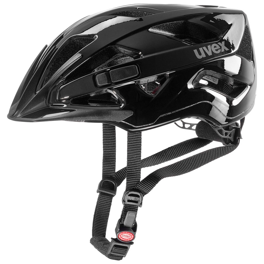 uvex black active cycling helmet
