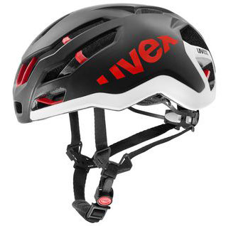 [HUB4109690115] Uvex Black-Mat- Red Race 9 Cycling Helmet