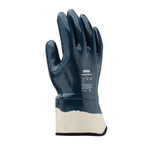 [GUD60945] uvex Compact Nitrile Blue 6cm Gloves with Cuff