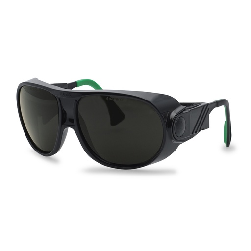 uvex futura welding spectacle black/green