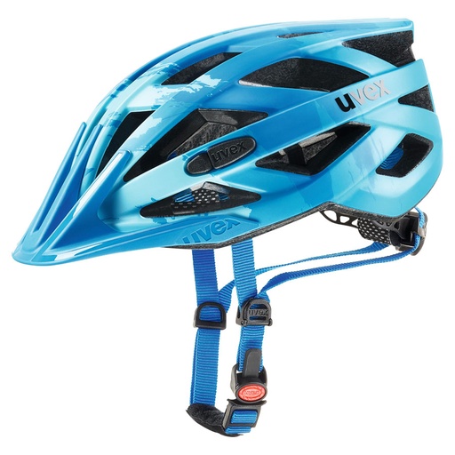 [S4104231315] uvex i-vo cc lightblue- blue mat cycling helmet 52-57