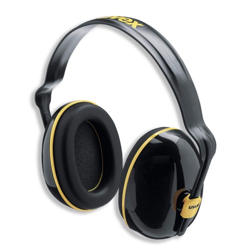 [2600200] uvex k200 black/yellow earmuff