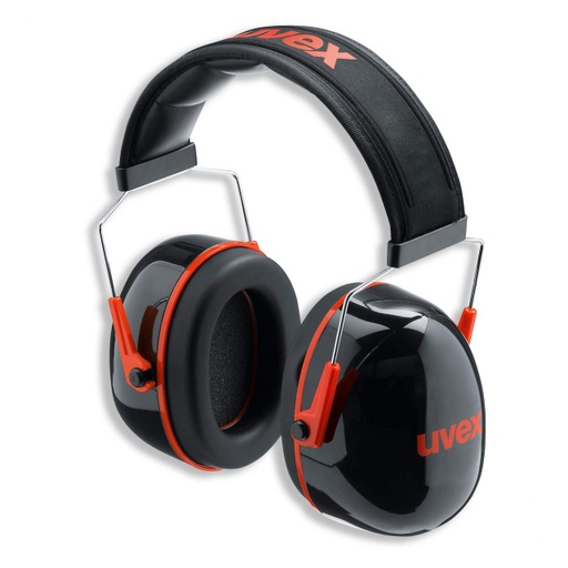 [2600003] uvex k3 earmuff black/ red (SNR 33 DB)