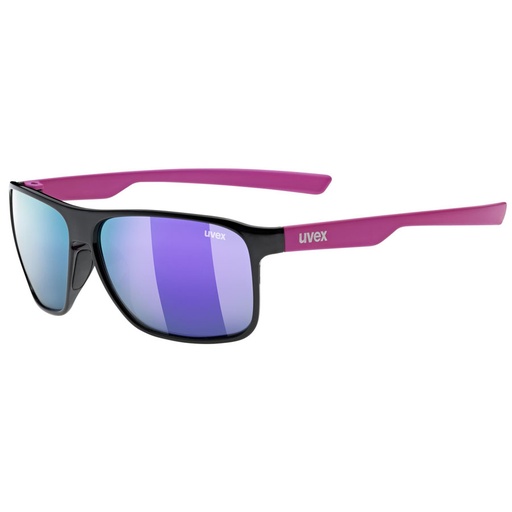 [EUI5309862340] uvex lgl 33 pola- black pink m/ mir. purple sunglasses