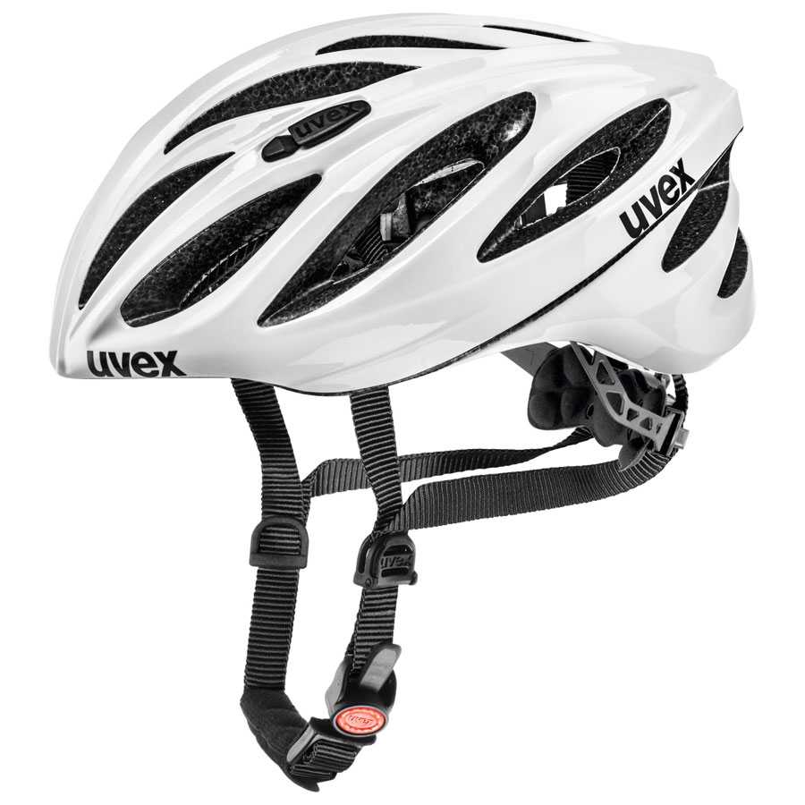 タイムセール！uvex ホワイト ヘルメット 55-59 cm uvex white boss race mountain-bike/ cycling helmet from FTS Safety