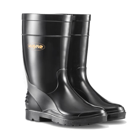 Wayne Black Ladies Calf Length Gumboot