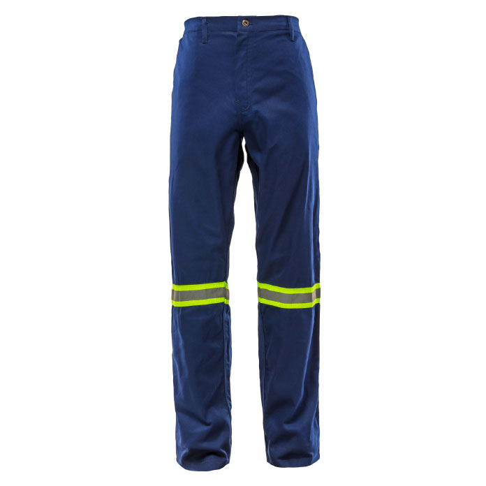 Bova Tri-reflect Work Trousers 65/35 Polycotton - Navy