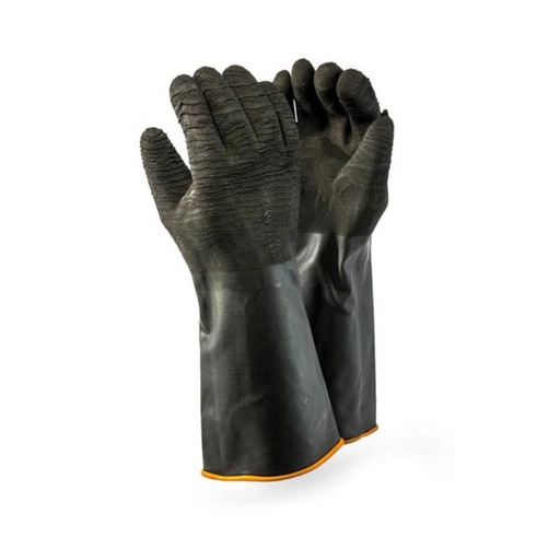 [GDAH255] Rough Palm 55cm Indust Rubber Glove