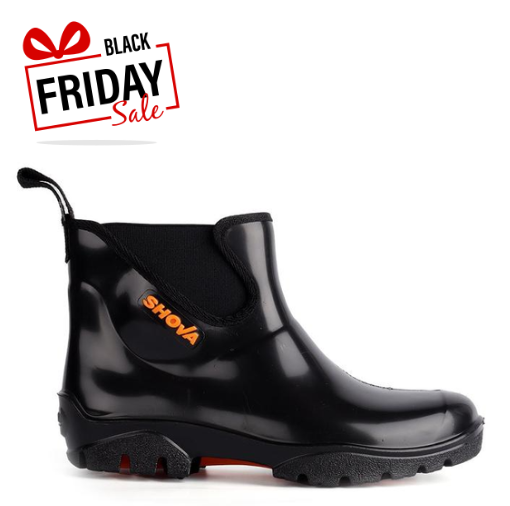 Neptun Shova - Chelsea Boot (Black/Black) Gumboot