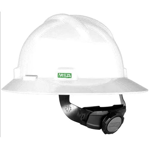 [HEP40201] Msa V.Guard Full Brim Helmet +Snugfit L+ Plastic Brackets