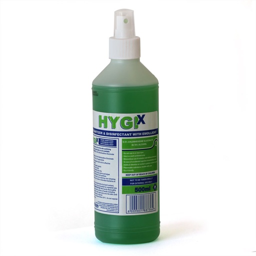 [SAN500Green] Hygi X Hand Sanitiser 500ml