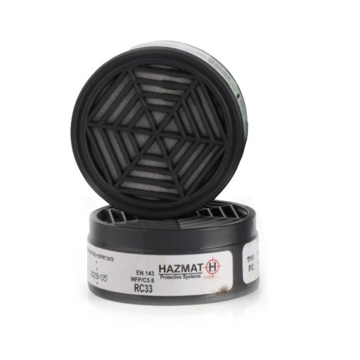 Hazmat Single Port Half mask Green - HFPC 6,3 from FTS Safety