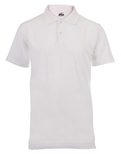 VicBay Mens Polo Pique Golf shirt 180gm - White
