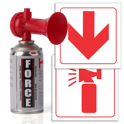 Emergency Fire Evacuation Horn Kit