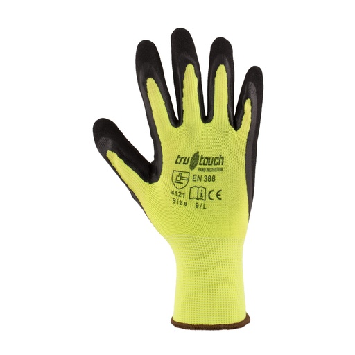 [HPL-NITHISAWR] Tru Touch Hi Viz Sandy Nitrile Gloves