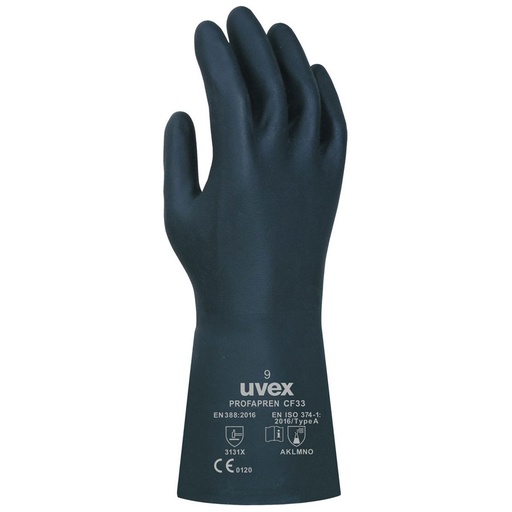 uvex profapren CF33 chemical gloves (neoprene)