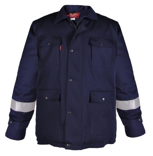 [WSNSW27] Endurance Navy Blue D59 Flame/Acid Insulated Winter Jacket (with Reflective)