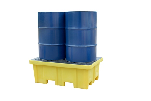 [BP2FW] Bund Pallet, 2 x 205ltr drums, 4way entry, 230ltr bund