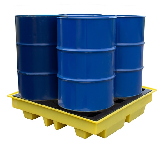 [BP4L] 4 Drum Bunded pallet (Low profile)
