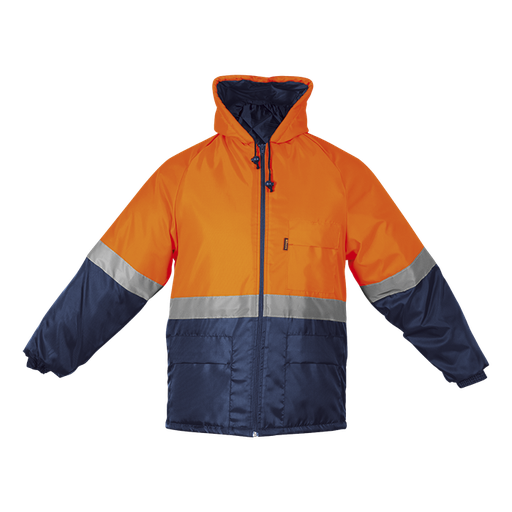 [LZNOTTGZJAC] Barron Two Tone Ground Zero Jacket Navy/Orange