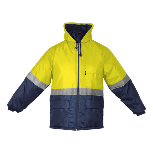 [LZNYTTGZJAC] Barron Two Tone Ground Zero Jacket Navy/Yellow