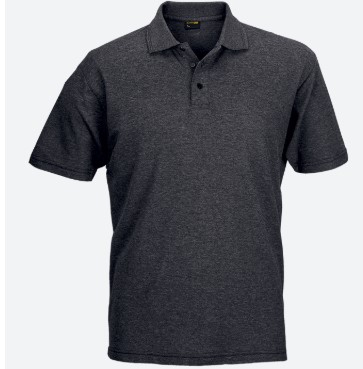 175G Pique Knit Golfer - Charcoal Heather