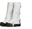 [AC-SPCH-KNEE] Rebel Chrome leather knee spats