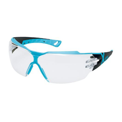 [9198256] uvex pheos cx2-Clear with black/light blue frame