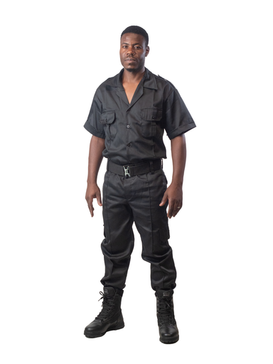 Vulcan Black Combat Trousers