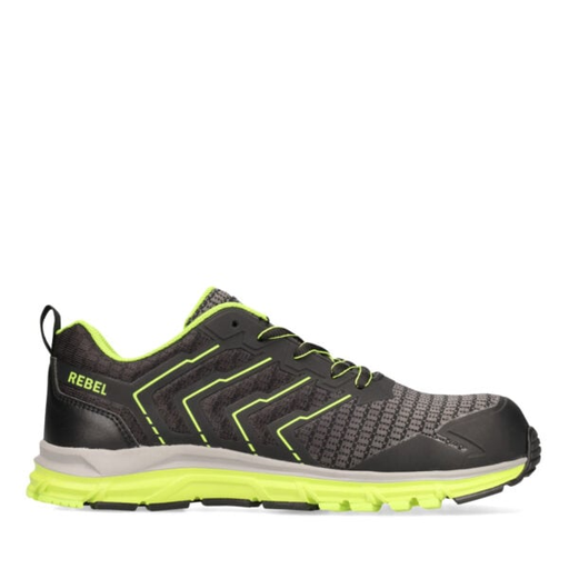 REBEL Men’s Light Industrial 2.0 Shoe Black Green