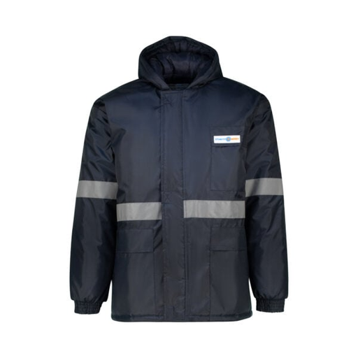 REBEL Thermoskin Freezer Jacket with Reflective Tape-Navy Blue
